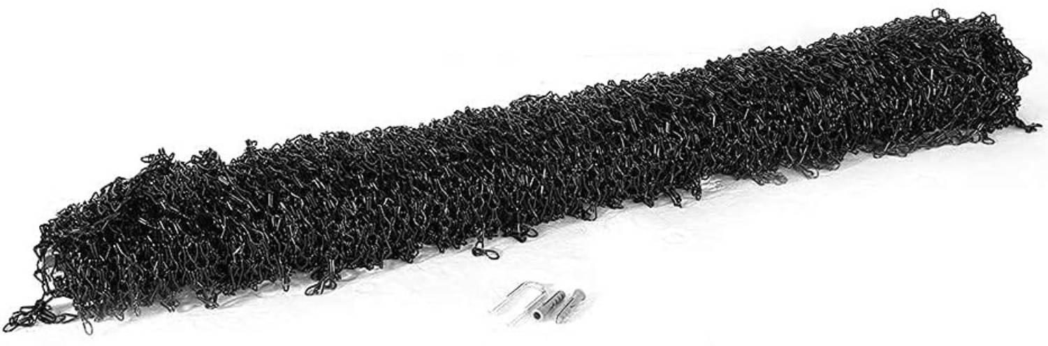 Chain Mail Curtains - Black