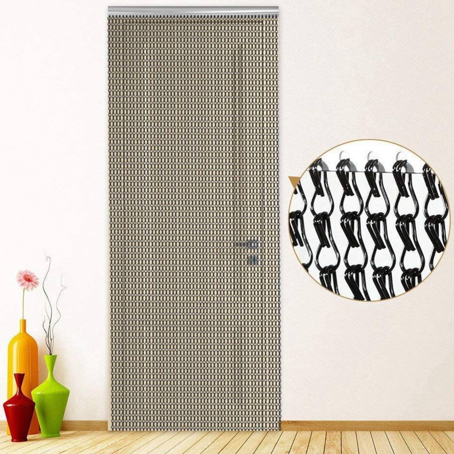 Chain Mail Curtains - Black: image 12